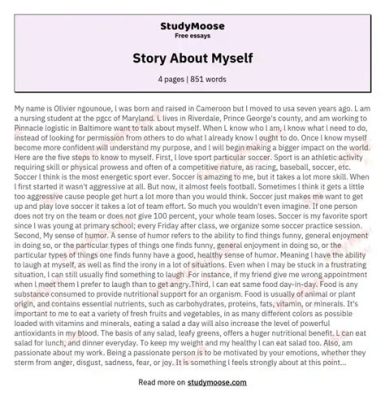 how to start an about me essay: choosing the right words for your story